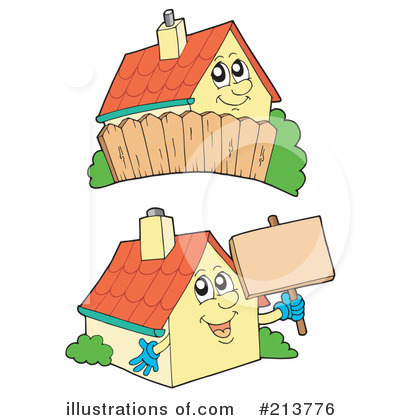 Royalty-Free (RF) Home Clipart Illustration by visekart - Stock Sample #213776
