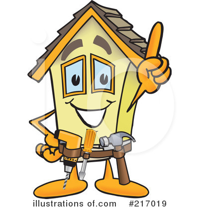Home Mascot Clipart #217019 by Toons4Biz