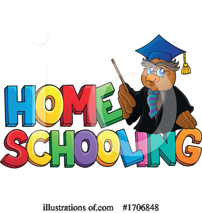 Royalty-Free (RF) Home School Clipart Illustration by visekart - Stock Sample #1706848