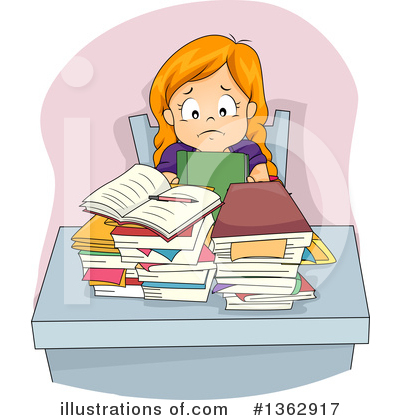 Library Clipart #1362917 by BNP Design Studio