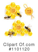 Honey Bee Clipart #1101120 by merlinul