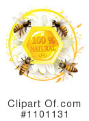 Honey Bee Clipart #1101131 by merlinul