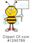 Honey Bee Clipart #1290789 by Hit Toon