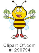 Honey Bee Clipart #1290794 by Hit Toon