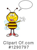 Honey Bee Clipart #1290797 by Hit Toon