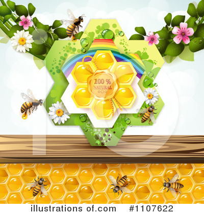 Royalty-Free (RF) Honey Clipart Illustration by merlinul - Stock Sample #1107622