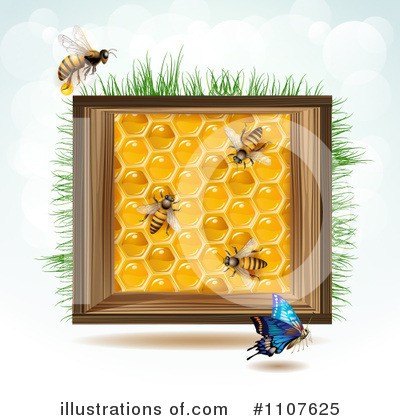 Royalty-Free (RF) Honey Clipart Illustration by merlinul - Stock Sample #1107625