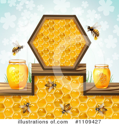 Royalty-Free (RF) Honey Clipart Illustration by merlinul - Stock Sample #1109427