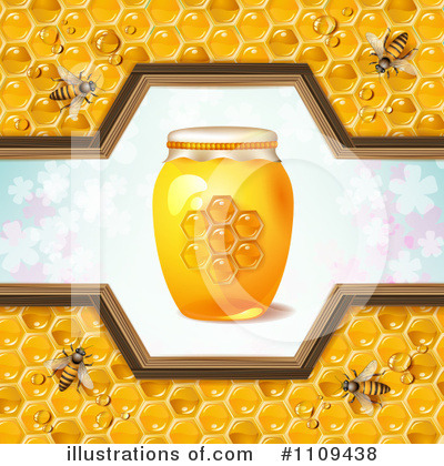 Royalty-Free (RF) Honey Clipart Illustration by merlinul - Stock Sample #1109438