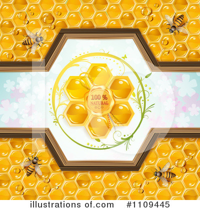 Royalty-Free (RF) Honey Clipart Illustration by merlinul - Stock Sample #1109445