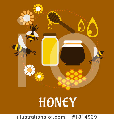Beekeeping Clipart #1314939 by Vector Tradition SM