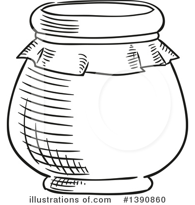 Jar Clipart #1390860 by Vector Tradition SM