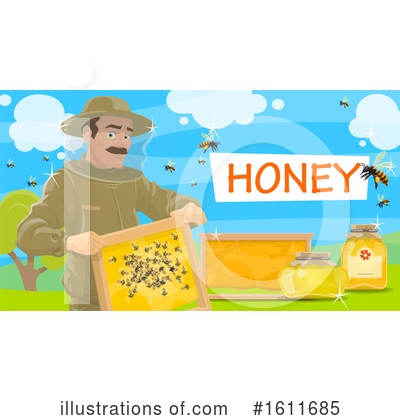 Honey Clipart #1611685 by Vector Tradition SM