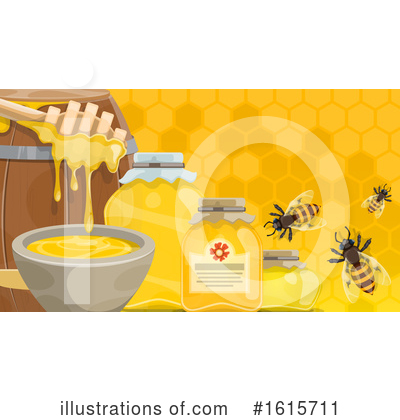 Bee Clipart #1615711 by Vector Tradition SM