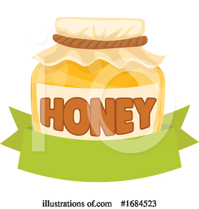 Honey Clipart #1684523 by Vector Tradition SM