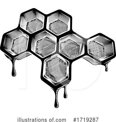 Honeycomb Clipart #1719287 by AtStockIllustration