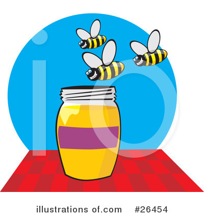 Royalty-Free (RF) Honey Clipart Illustration by David Rey - Stock Sample #26454