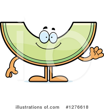 Royalty-Free (RF) Honeydew Melon Clipart Illustration by Cory Thoman - Stock Sample #1276618