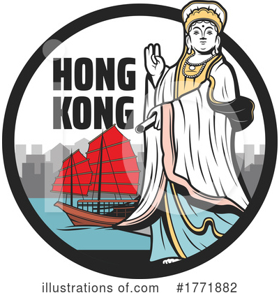 Royalty-Free (RF) Hong Kong Clipart Illustration by Vector Tradition SM - Stock Sample #1771882