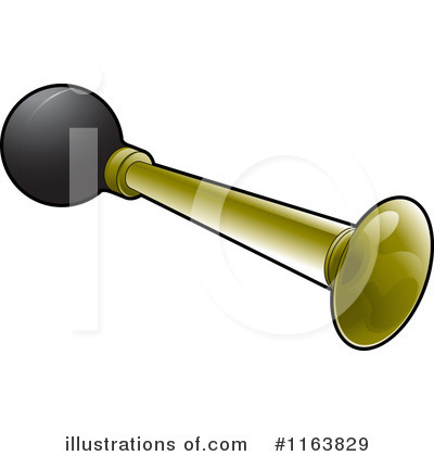Royalty-Free (RF) Horn Clipart Illustration by Lal Perera - Stock Sample #1163829