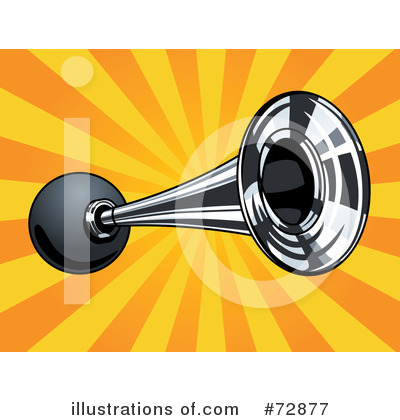 Royalty-Free (RF) Horn Clipart Illustration by r formidable - Stock Sample #72877