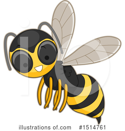Royalty-Free (RF) Hornet Clipart Illustration by BNP Design Studio - Stock Sample #1514761