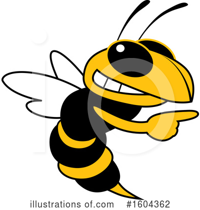 Hornet Clipart #1604362 by Mascot Junction