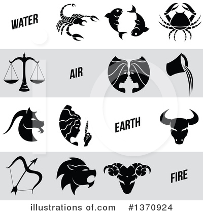 Royalty-Free (RF) Horoscope Clipart Illustration by cidepix - Stock Sample #1370924
