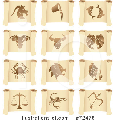 Royalty-Free (RF) Horoscope Clipart Illustration by cidepix - Stock Sample #72478