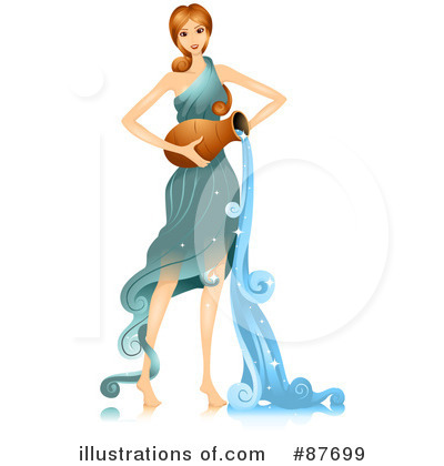 Horoscope Woman Clipart #87699 by BNP Design Studio