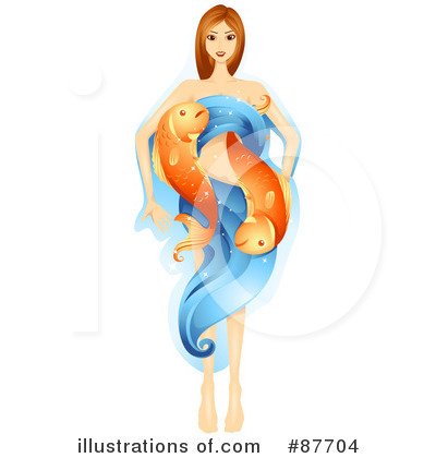 Royalty-Free (RF) Horoscope Woman Clipart Illustration by BNP Design Studio - Stock Sample #87704