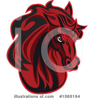 Royalty-Free (RF) Horse Clipart Illustration by Vector Tradition SM - Stock Sample #1060194