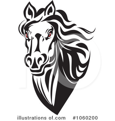 Royalty-Free (RF) Horse Clipart Illustration by Vector Tradition SM - Stock Sample #1060200