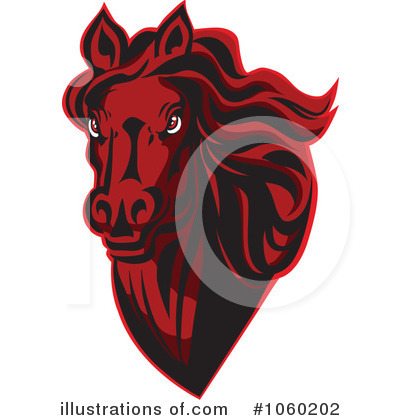 Royalty-Free (RF) Horse Clipart Illustration by Vector Tradition SM - Stock Sample #1060202