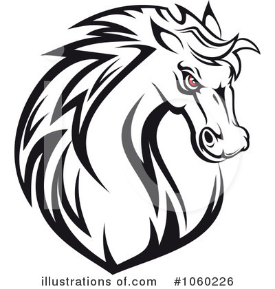 Royalty-Free (RF) Horse Clipart Illustration by Vector Tradition SM - Stock Sample #1060226