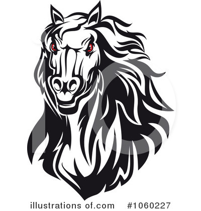 Royalty-Free (RF) Horse Clipart Illustration by Vector Tradition SM - Stock Sample #1060227
