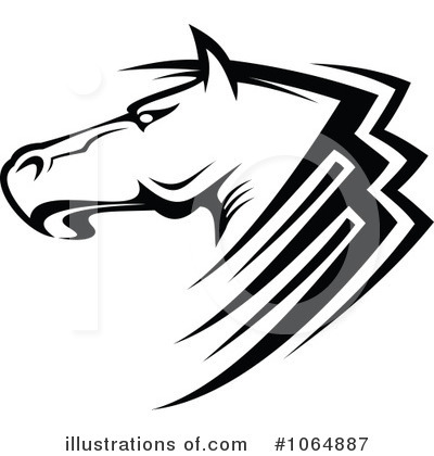 Royalty-Free (RF) Horse Clipart Illustration by Vector Tradition SM - Stock Sample #1064887