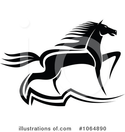 Royalty-Free (RF) Horse Clipart Illustration by Vector Tradition SM - Stock Sample #1064890