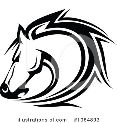 Royalty-Free (RF) Horse Clipart Illustration by Vector Tradition SM - Stock Sample #1064893