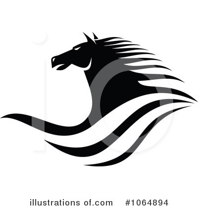 Royalty-Free (RF) Horse Clipart Illustration by Vector Tradition SM - Stock Sample #1064894
