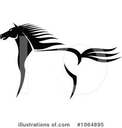 Royalty-Free (RF) Horse Clipart Illustration by Vector Tradition SM - Stock Sample #1064895