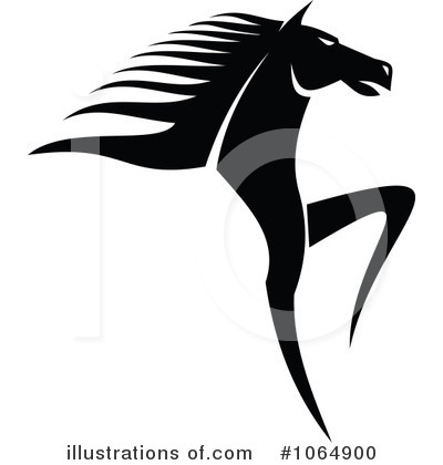 Royalty-Free (RF) Horse Clipart Illustration by Vector Tradition SM - Stock Sample #1064900
