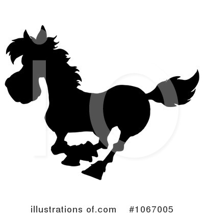 Royalty-Free (RF) Horse Clipart Illustration by Hit Toon - Stock Sample #1067005