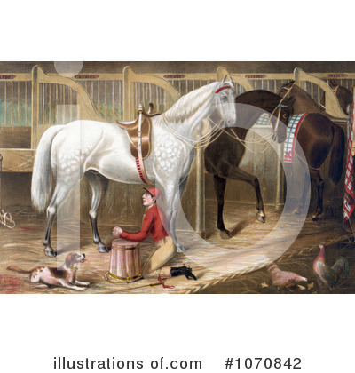 Royalty-Free (RF) Horse Clipart Illustration by JVPD - Stock Sample #1070842