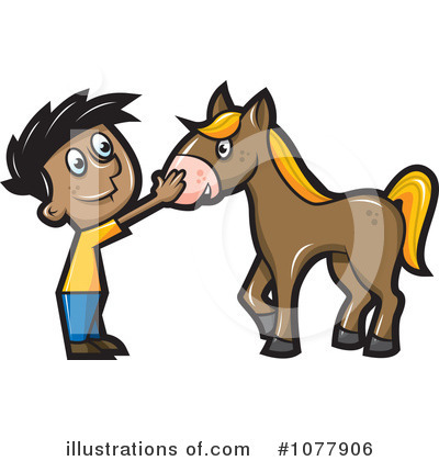 Royalty-Free (RF) Horse Clipart Illustration by jtoons - Stock Sample #1077906
