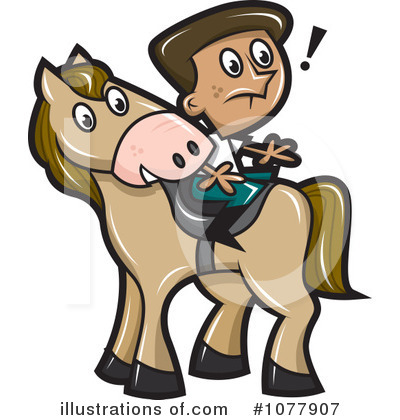Royalty-Free (RF) Horse Clipart Illustration by jtoons - Stock Sample #1077907