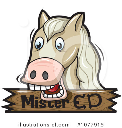 Royalty-Free (RF) Horse Clipart Illustration by jtoons - Stock Sample #1077915