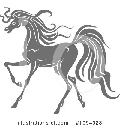 Royalty-Free (RF) Horse Clipart Illustration by Vector Tradition SM - Stock Sample #1094028