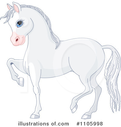 Royalty-Free (RF) Horse Clipart Illustration by Pushkin - Stock Sample #1105998