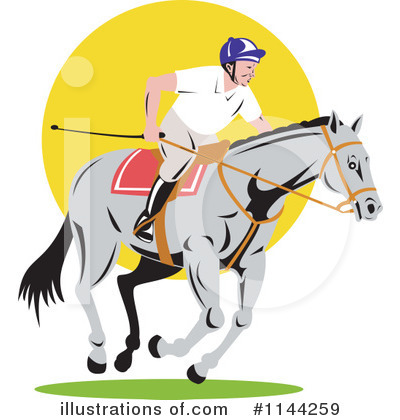 Royalty-Free (RF) Horse Clipart Illustration by patrimonio - Stock Sample #1144259
